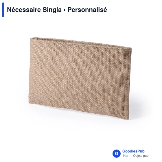 Trousse de toilette personnalisable avec logo - Nécessaire Singla - Image 2