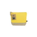 Variante jaune - Trousse de toilette personnalisable Thilo Fairtrade avec logo