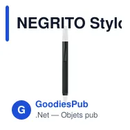 NEGRITO Stylo stylet en aluminium - Miniature 1