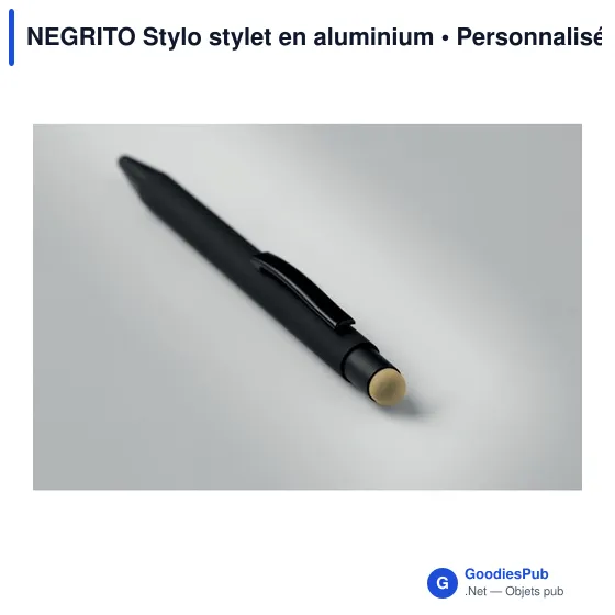 NEGRITO Stylo stylet en aluminium - Image 3
