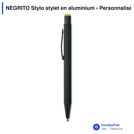 NEGRITO Stylo stylet en aluminium - Image 5