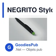 NEGRITO Stylo stylet en aluminium - Miniature 6