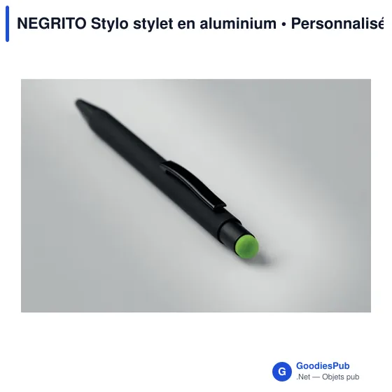 NEGRITO Stylo stylet en aluminium - Image 6