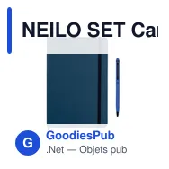 NEILO SET Carnet A5 et stylo assorti - Miniature 1