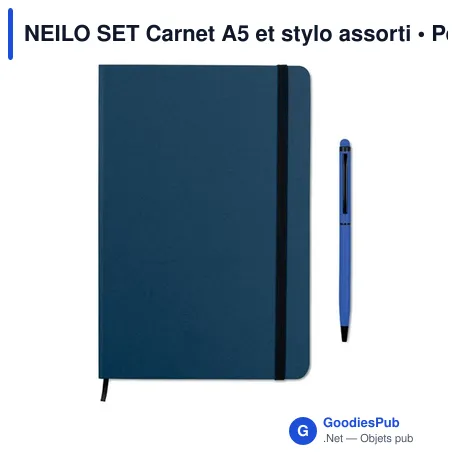 NEILO SET Carnet A5 et stylo assorti