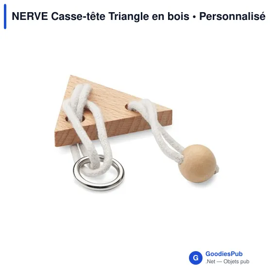NERVE Casse-tête Triangle en bois - Image 1