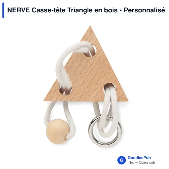 NERVE Casse-tête Triangle en bois - Image 3