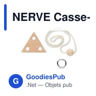 NERVE Casse-tête Triangle en bois - Miniature 4