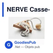 NERVE Casse-tête Triangle en bois - Miniature 6