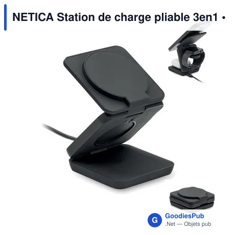 NETICA Station de charge pliable 3en1
