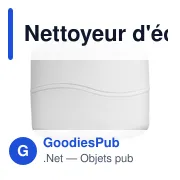 Nettoyeur d'écran personnalisable avec logo - Leah - Miniature 1