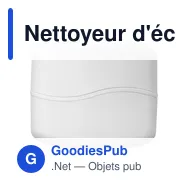 Nettoyeur d'écran personnalisable avec logo - Leah - Miniature 9