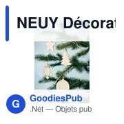 Décoration en bois flocon personnalisable avec logo - NEUY - Miniature 5