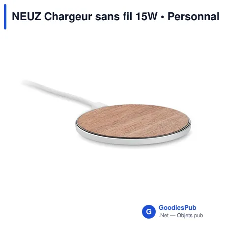 NEUZ Chargeur sans fil 15W