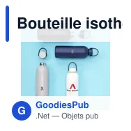 Bouteille isotherme personnalisable en acier inoxydable recyclé - Nevada RCSavec logo - Miniature 11