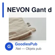 NEVON Gant de cuisine en coton organique - Miniature 10