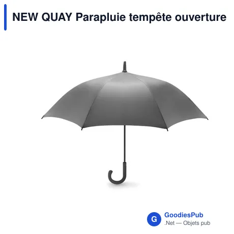 NEW QUAY Parapluie tempête ouverture au