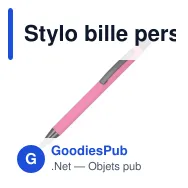 Stylo bille personnalisable en aluminium recyclé soft touch encre bleue - New York - Miniature 10
