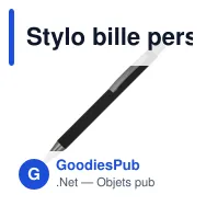 Stylo bille personnalisable en aluminium recyclé soft touch encre noire - New York - Miniature 12