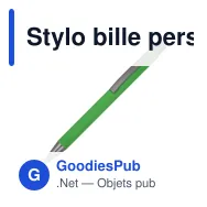 Stylo bille personnalisable en aluminium recyclé soft touch encre noire - New York - Miniature 7