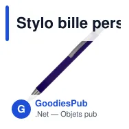 Stylo bille personnalisable en aluminium recyclé soft touch encre noire - New York - Miniature 9