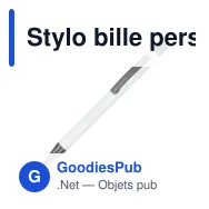 Stylo bille personnalisable en aluminium recyclé soft touch encre noire - New York - Miniature 10