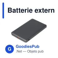 Batterie externe sans fil personnalisable compatible MagSafe 5000 mAh avec logo - Nexus - Miniature 2