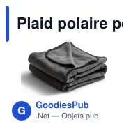 Plaid polaire personnalisable 130 x 170 cm avec logo - Nightingale - Miniature 9