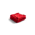 Variante Rouge - Plaid polaire personnalisable 130 x 170 cm avec logo - Nightingale