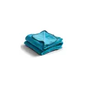 Variante Bleu clair - Plaid polaire personnalisable 130 x 170 cm avec logo - Nightingale