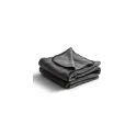 Variante Gris - Plaid polaire personnalisable 130 x 170 cm avec logo - Nightingale