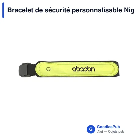 Bracelet de sécurité personnalisable NightWalker avec logo