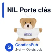 NIL Porte clés nounours - Miniature 2