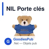 NIL Porte clés nounours - Miniature 4