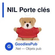 NIL Porte clés nounours - Miniature 5