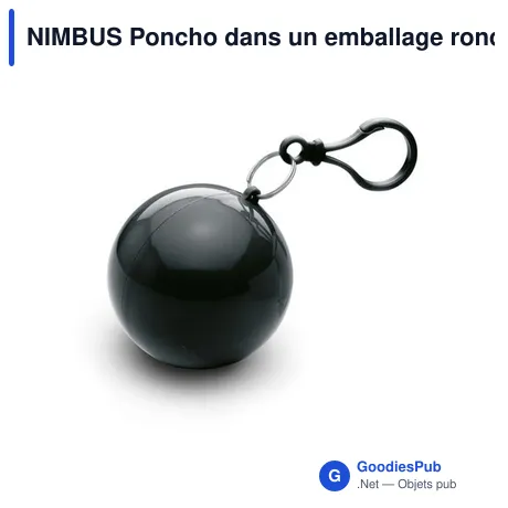 NIMBUS Poncho dans un emballage rond