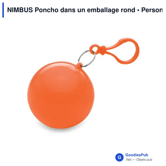 NIMBUS Poncho dans un emballage rond - Image 12