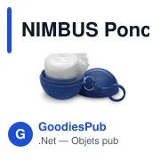 NIMBUS Poncho dans un emballage rond - Miniature 3