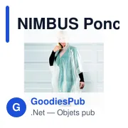 NIMBUS Poncho dans un emballage rond - Miniature 4