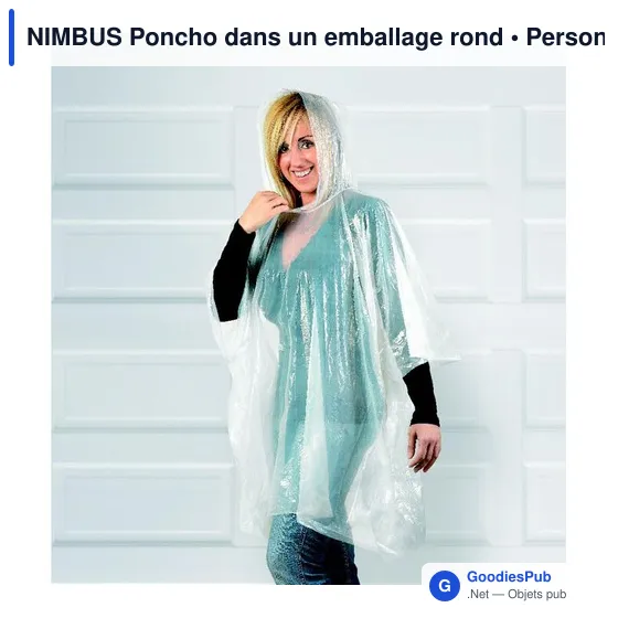 NIMBUS Poncho dans un emballage rond - Image 4