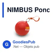 NIMBUS Poncho dans un emballage rond - Miniature 7