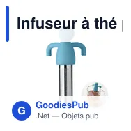 Infuseur à thé personnalisable NINOT avec logo - Miniature 1