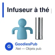 Infuseur à thé personnalisable NINOT avec logo - Miniature 8