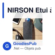 NIRSON Etui à lunettes en feutre RPET - Miniature 5