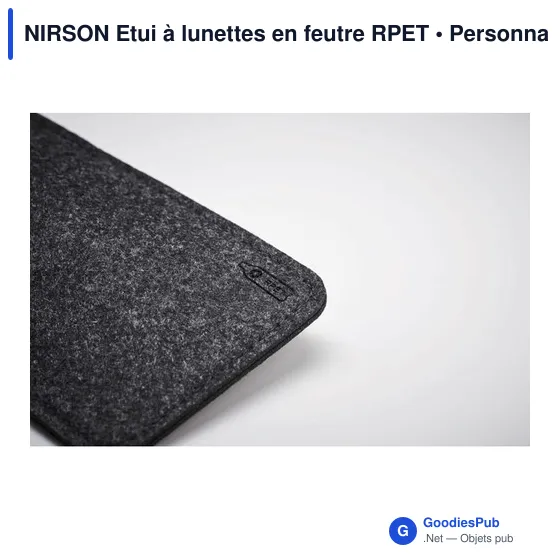 NIRSON Etui à lunettes en feutre RPET - Image 6