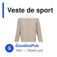 Veste de sport personnalisable NITRO avec logo - Unisexe - Miniature 1