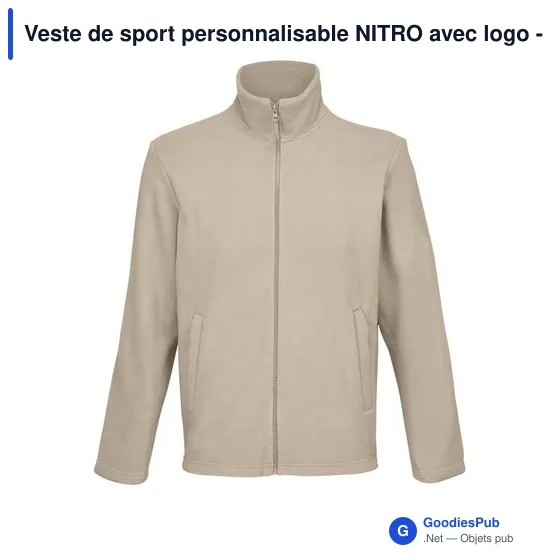 Veste de sport personnalisable NITRO avec logo - Unisexe - Image 1