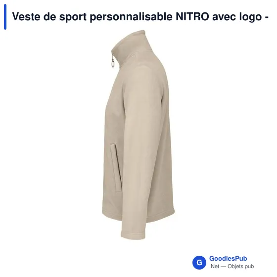 Veste de sport personnalisable NITRO avec logo - Unisexe - Image 3