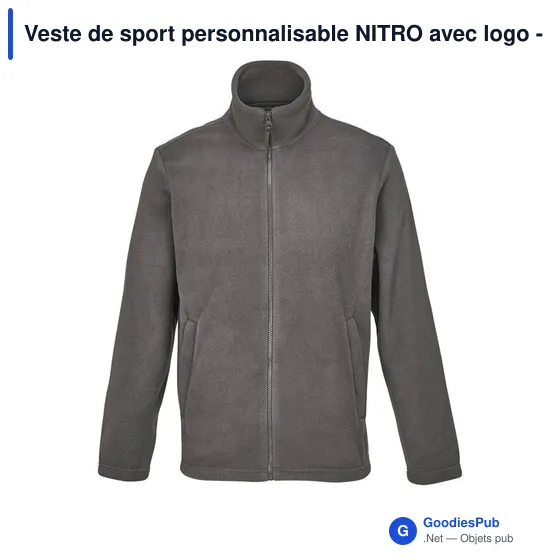 Veste de sport personnalisable NITRO avec logo - Unisexe - Image 4