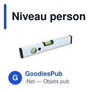 Niveau personnalisable 30 cm en aluminium avec logo - Blanc - Miniature 2